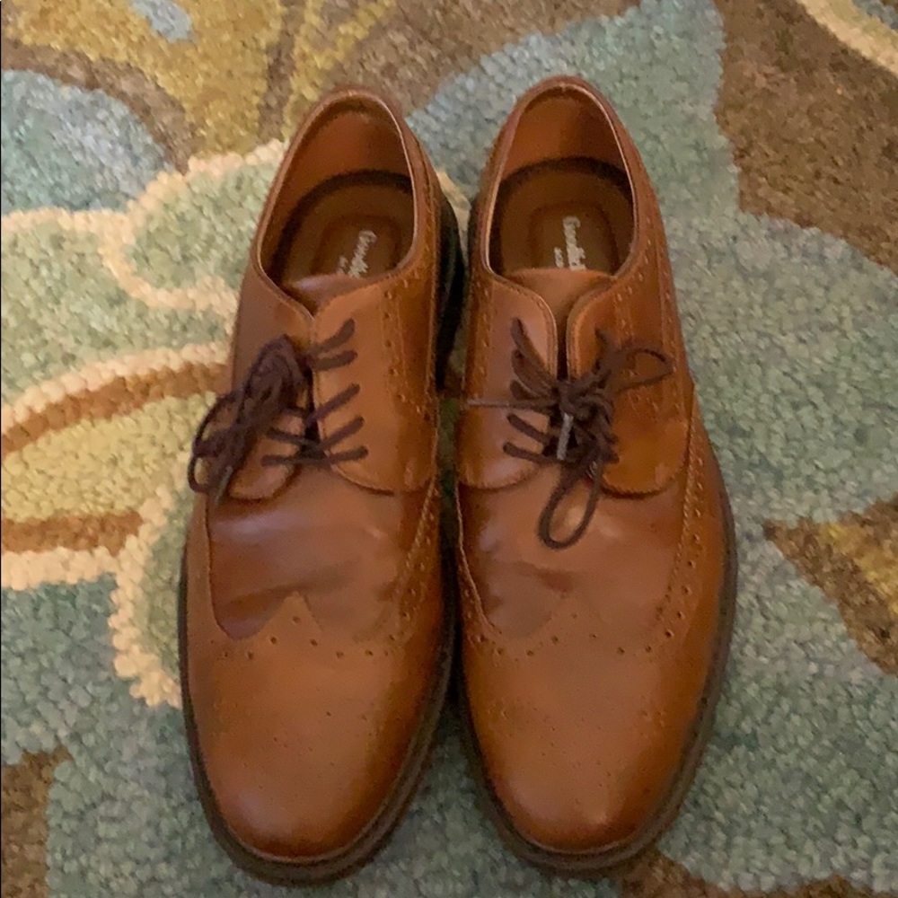 Goodfellow 8.5 8 1/2 brown oxford dress shoes